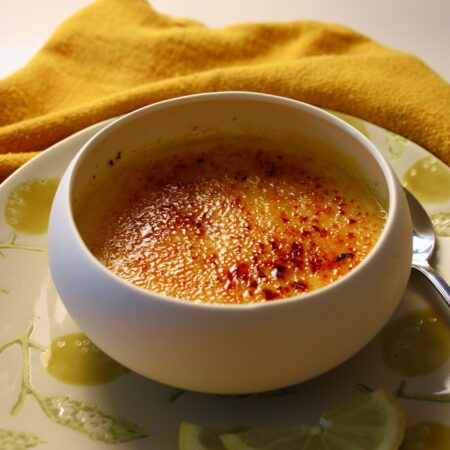 lemon creme brulee