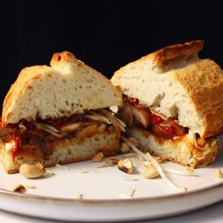 Hoisin chicken sandwich